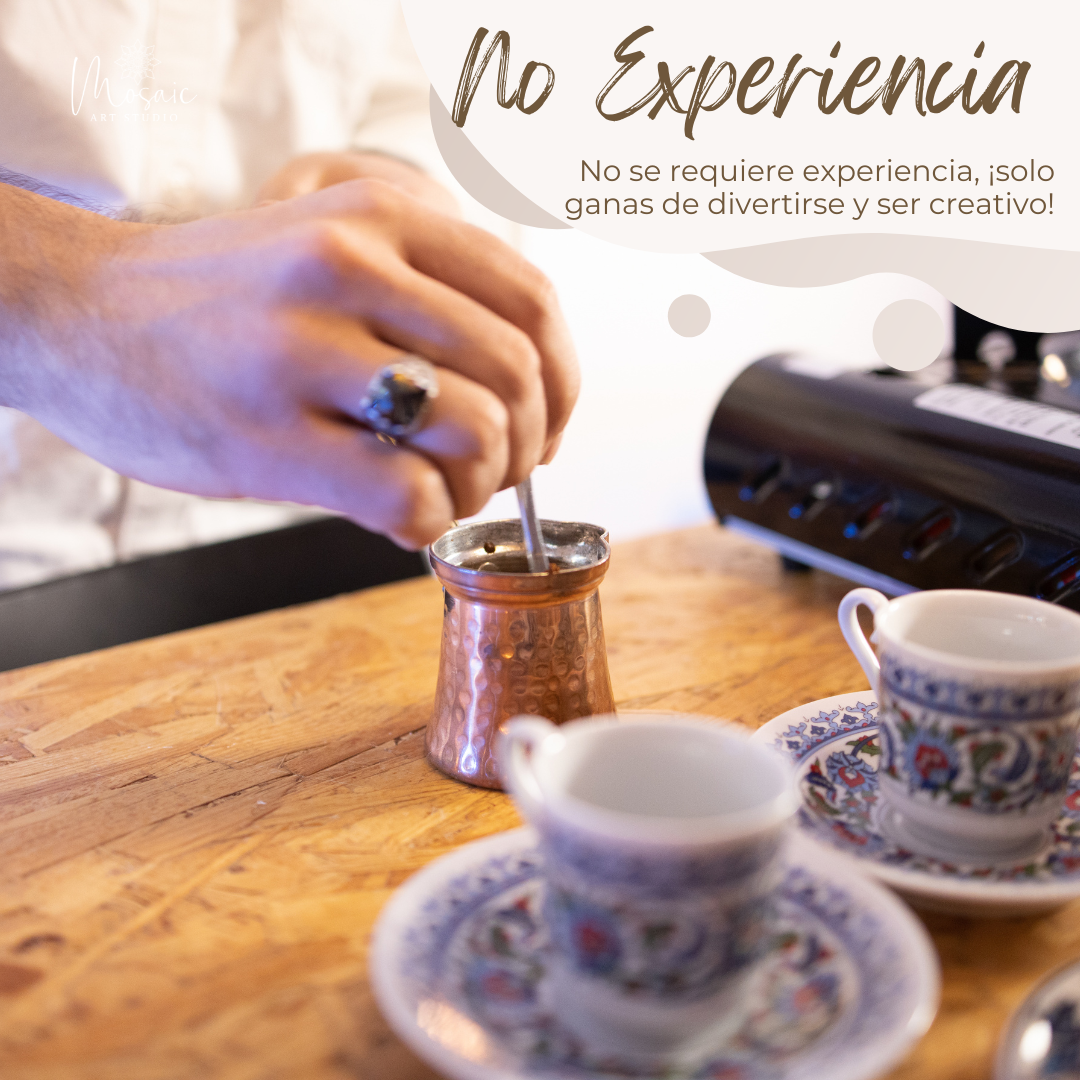 Clases de café turco en la arena en San José